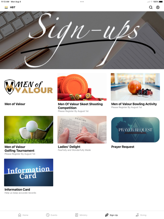 Harvest Baptist Temple iPad screenshot 4 - Lifestyle app