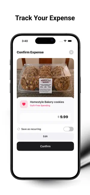 Guilt Free Spending AI Tracker screenshot 3