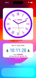 Clock Widget For Phone screenshot #5 for iPhone