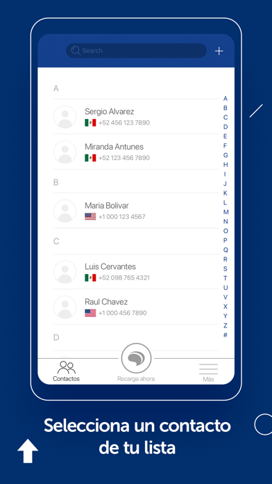 HablaMexico Recharge Mobiles Screenshot