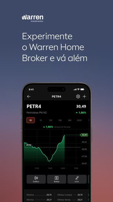Warren Home Broker Screenshot