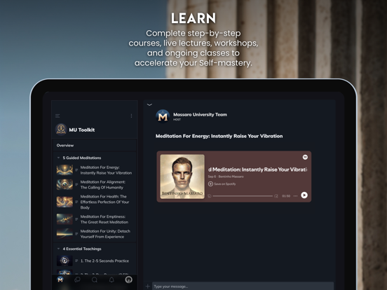 Massaro University iPad screenshot 3 - Social Networking app