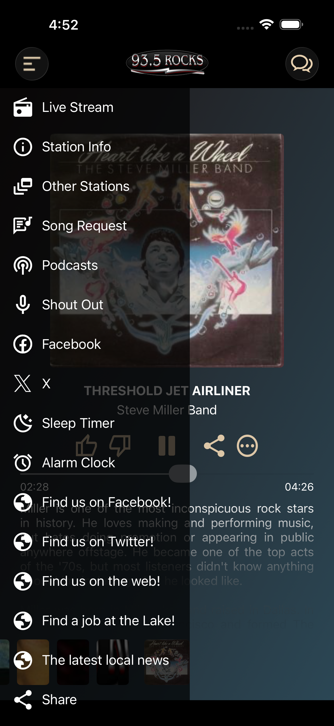 93.5 ROCKS screenshot 4