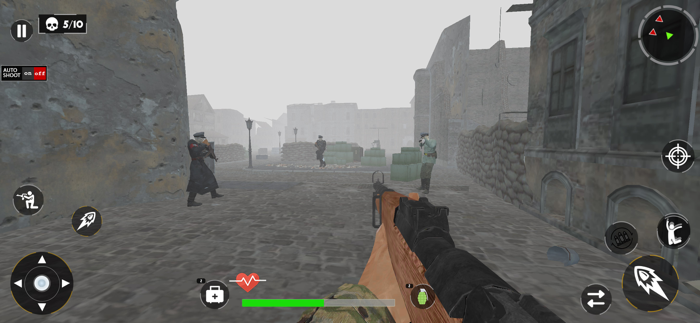 WW2 Shooter Heroes Fire War