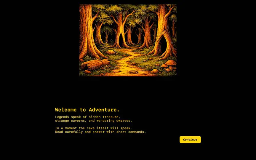 Capture d'écran de Advent Text Game sur iPhone 3