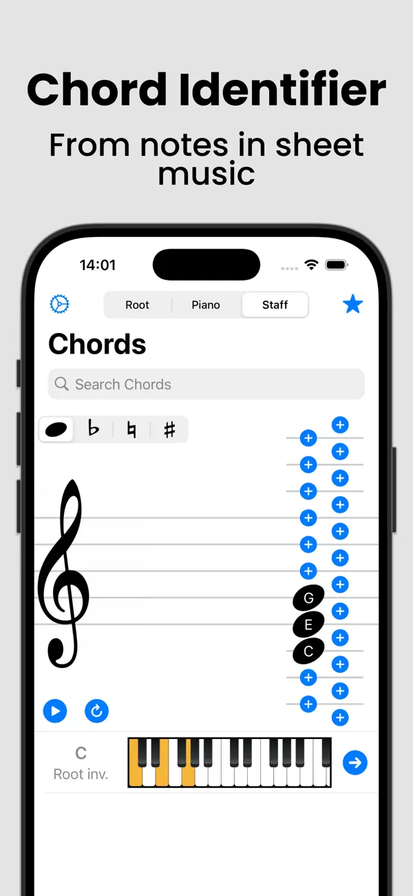 Screenshot #3 pour Piano Chords and Scales