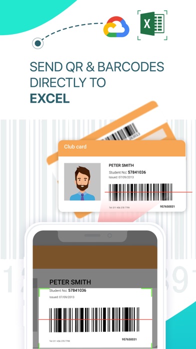 Scan to Excel Screenshot