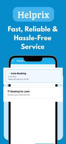 Helprix: On-demand house help screenshot