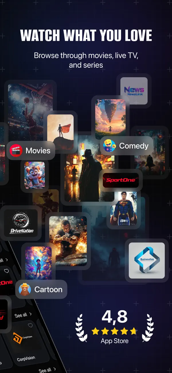 Screenshot #1 pour Smarters IPTV Player Pro