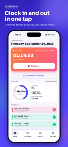 Shift Pro: Hours & Timesheet screenshot 2