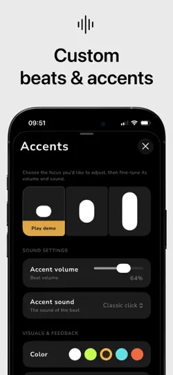 Screenshot von Metronom – BPM Tempo Zähler auf dem iPhone 5