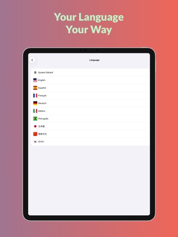 App screenshot