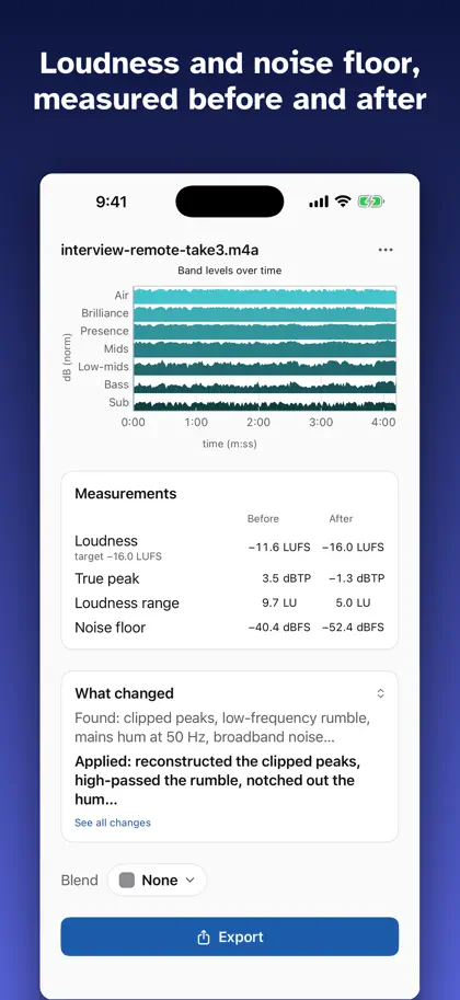 Captura de tela 3 de 6 de SoundSpice: Audio Enhancer