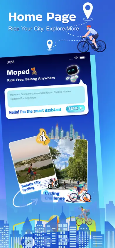 Moped - Conncet & Chat, Share screenshot 3