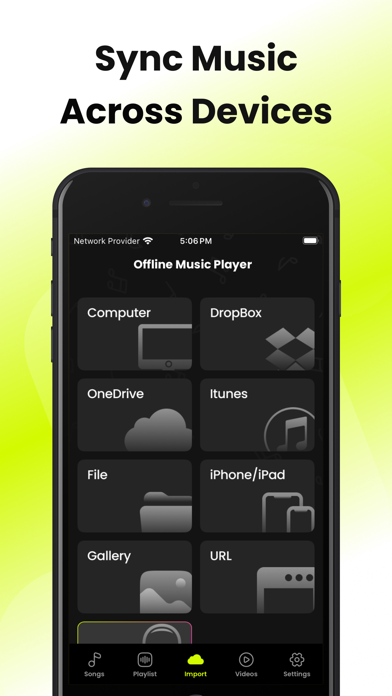 Offline Music Player • Screenshot