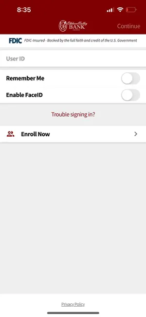 Sabine Bank Mobile screenshot 1