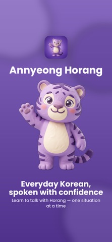 Annyeong Horang - Learn Korean iPhone screenshot