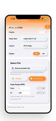 IP Print : Printer by address Screenshot 5 of 6