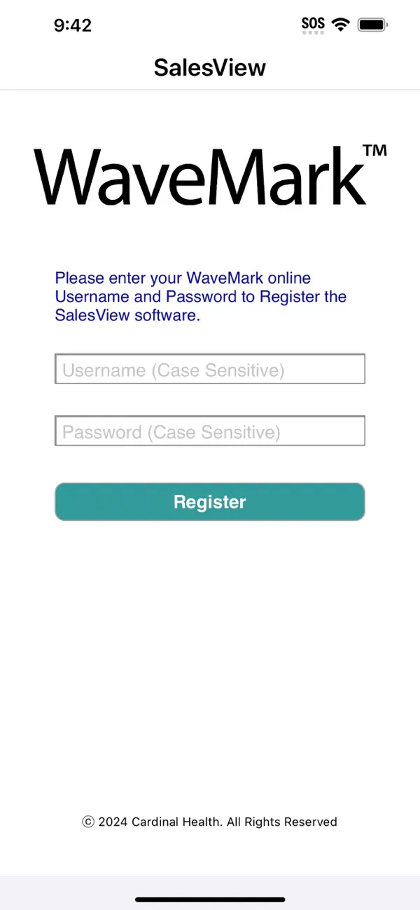 Screenshot #1 pour WaveMark SalesView