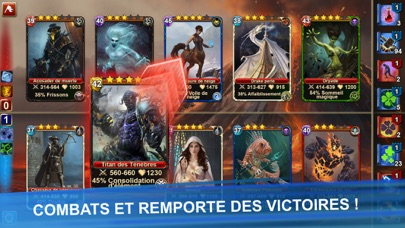 Screenshot #1 pour Blood of Titans: Jeux de Carte