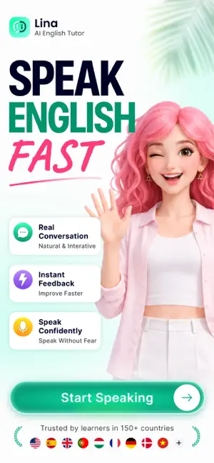 Linaoi: Speak & Learn English iPhone screenshot 1