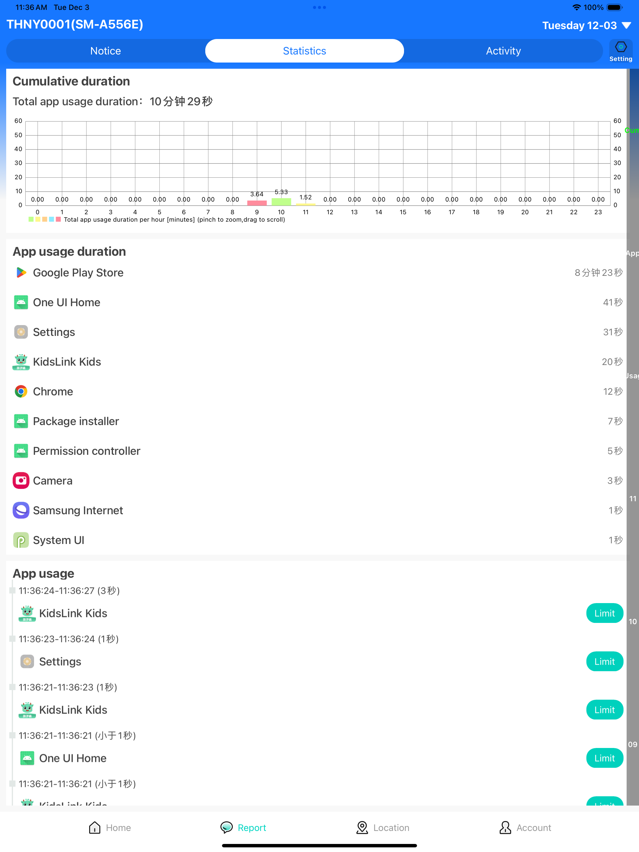Parental Control App- KidsLink