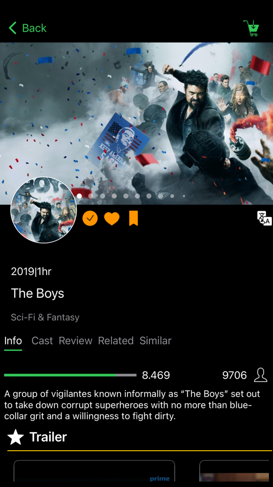 #4. Show Box Loca-Movie & TV Guide (iOS) 由: Nguyen Dam