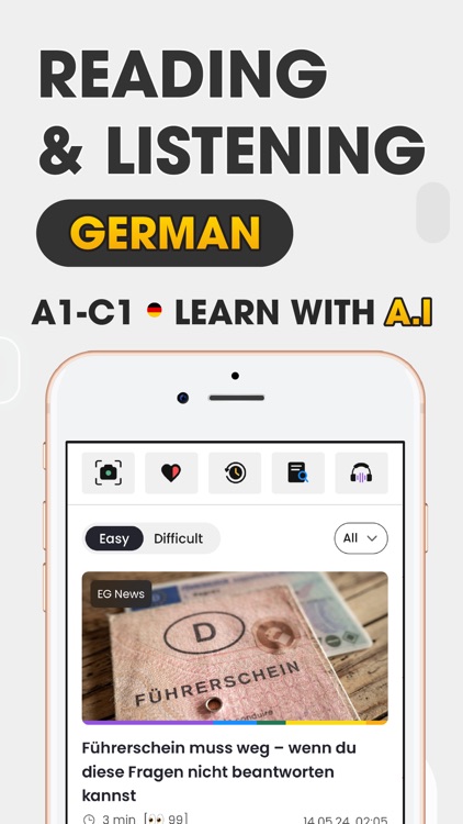 Todaii: Learn German A1-C1