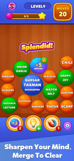 Word Sort - Bubble Crush screenshot 2