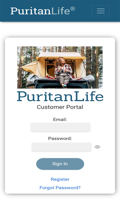 Puritan Life Customer App
