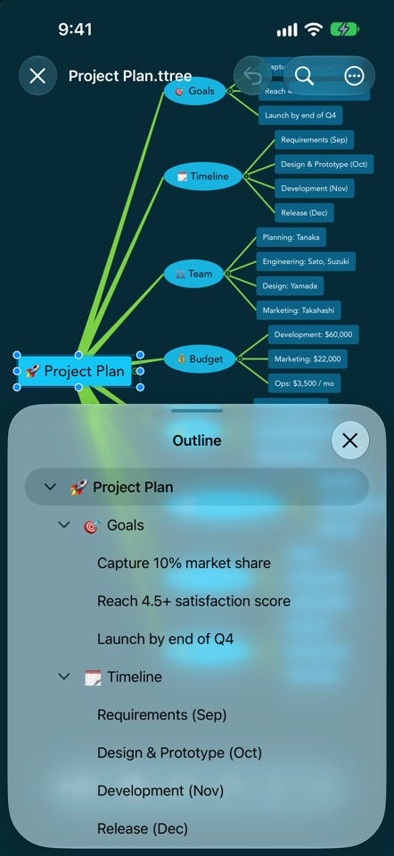 Thoughtree: Mind Map & Outline screenshot 4