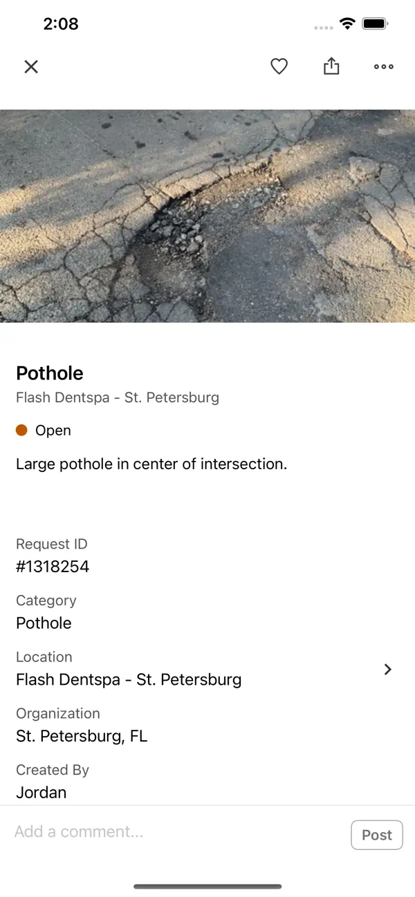 Screenshot #3 pour SeeClickFix St. Pete