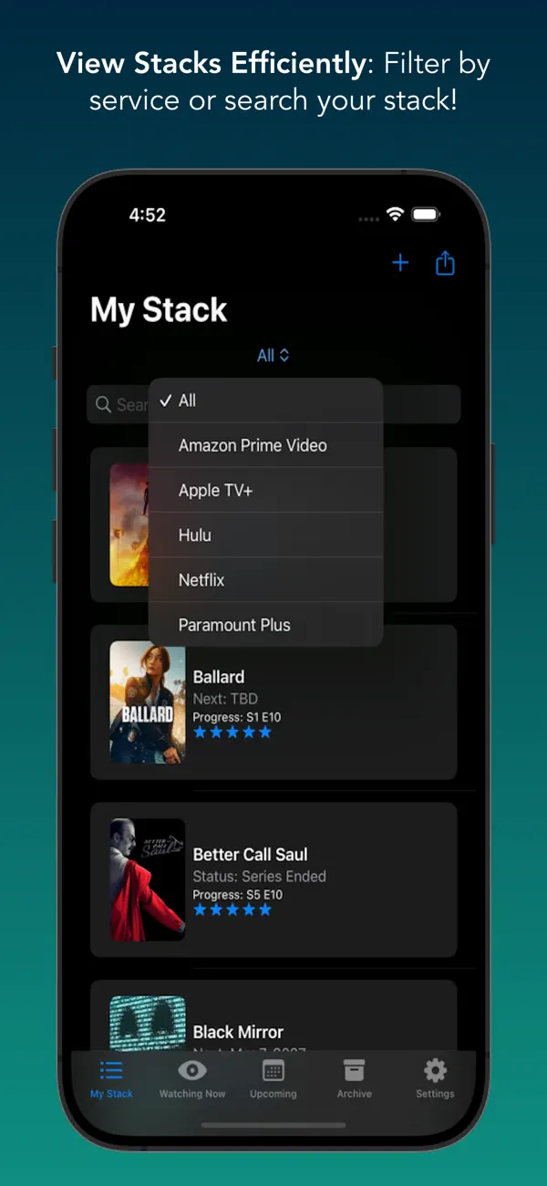 #2. StreamStack (iOS) Por: MICHAEL ROGERS