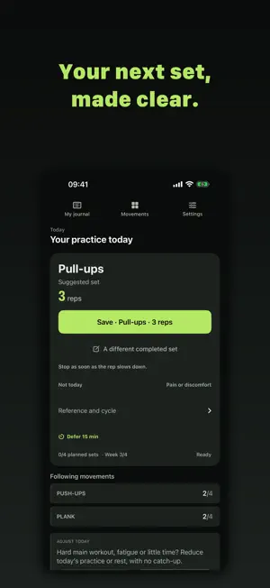 GrooveLog: Pull-Up Coach screenshot 1