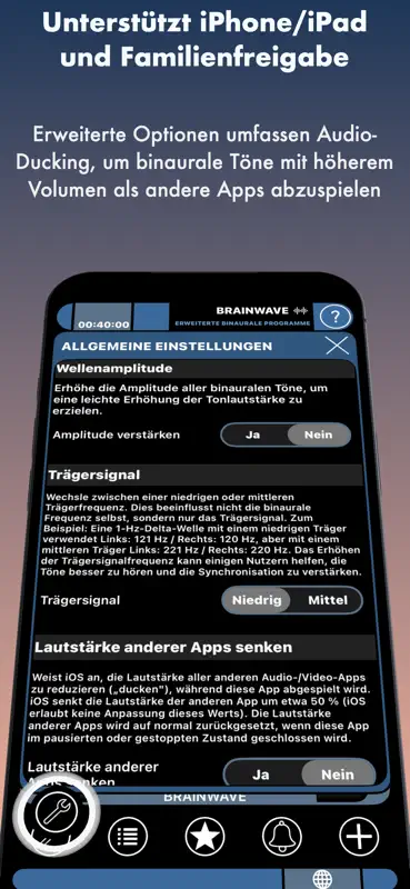 BrainWave: 40 Binaural Series™ screenshot 8 of 10