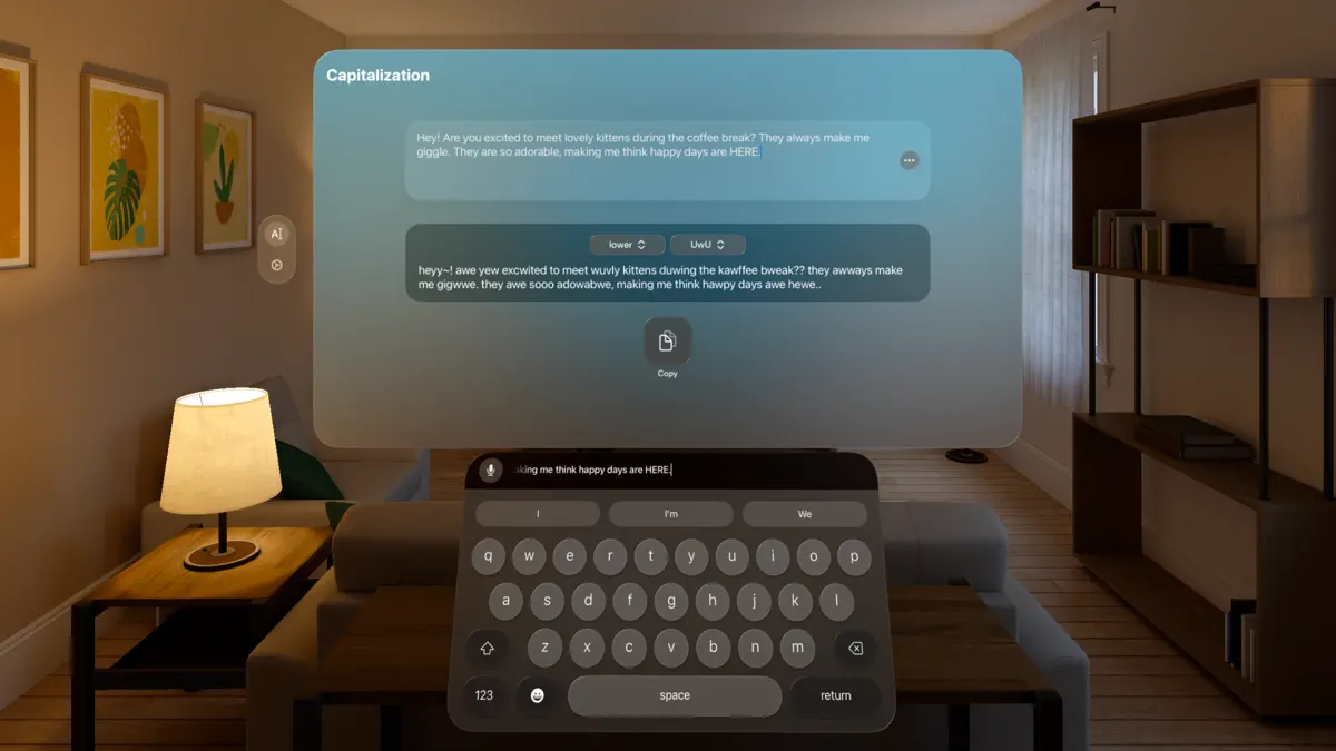 No Cap: Text Editor screenshot 5