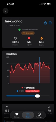 CardioForge Workout Tracker screenshot