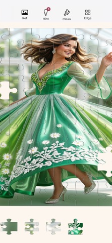 Gown Jigsaw: Bridal Puzzle iPhone screenshot