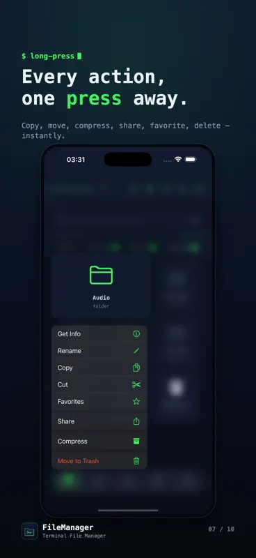 Terminal File Manager Advanced screenshot 7 of 10
