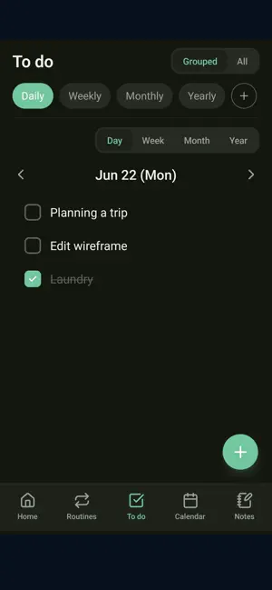 Dailytine-Routine, To do, Memo screenshot 3