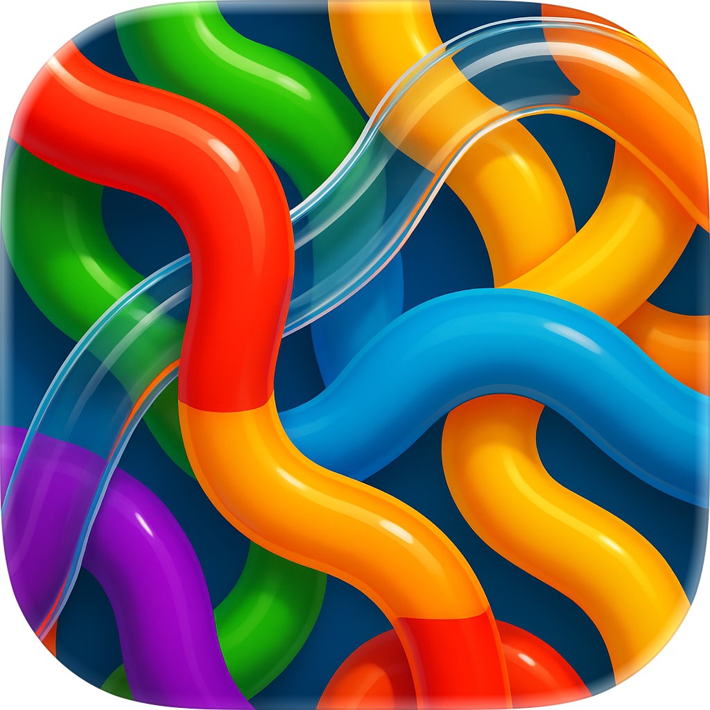 Apple App Store cover for Liquid Factory: Pipe Puzzle