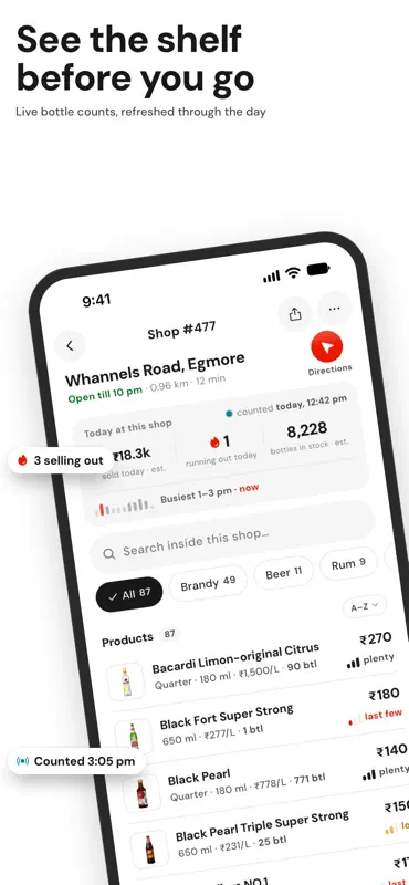 Sarakku: TASMAC Price & Stock screenshot 2 of 8