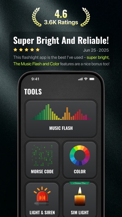 Screenshot 3 of Flashlight◉ - Magnifying Glass App