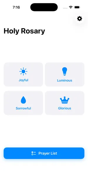 Rosary Prayer List screenshot 1