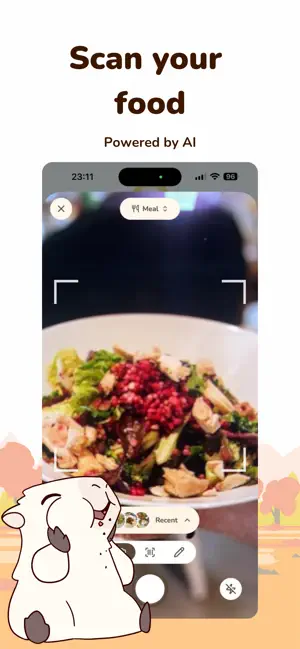 DonCapy: Calorie Tracker screenshot 3