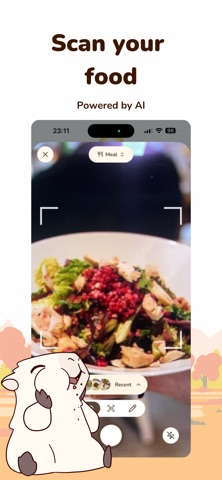 DonCapy: Calorie Tracker Screenshot 3 of 6