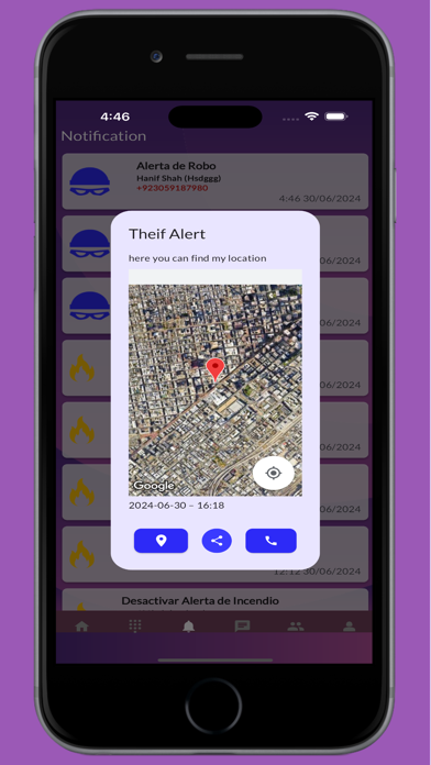Screenshot 2 of Protector Security App