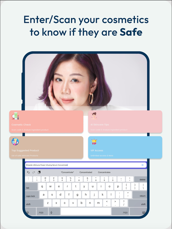 AI skin care scanner