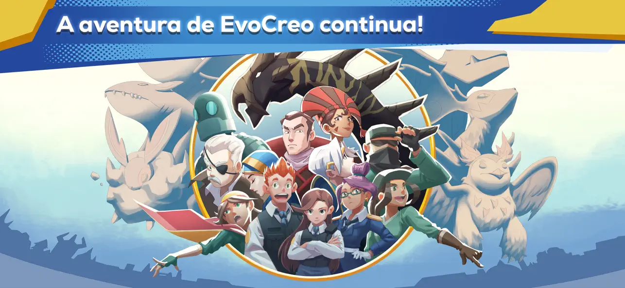 EvoCreo2: Monster Trainer RPG iOS Mod IPA screenshot 1 - iOS game interface