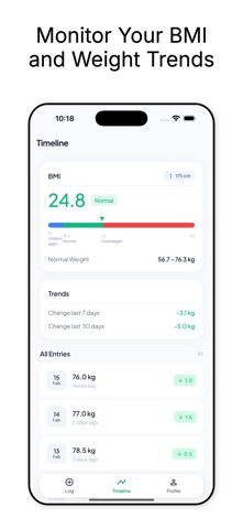 Weightica Weight Tracker Screenshot 3 of 4